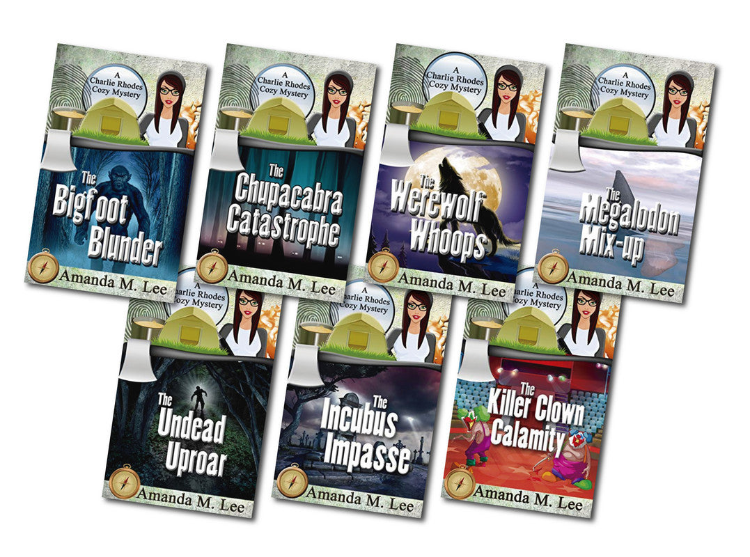 The Charlie Rhodes Cozy Mystery by Amanda M. Lee 7 MP3 AUDIOBOOK COLLECTION