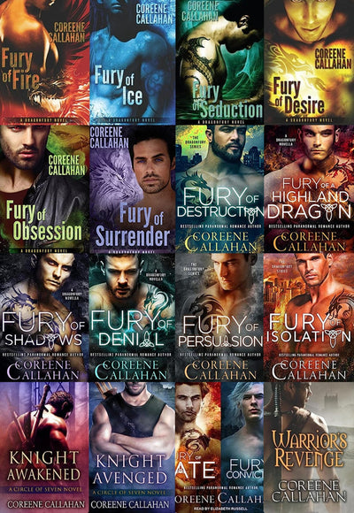 Dragonfury Series & more by Coreene Callahan ~ 16 AUDIOBOOK COLLECTION
