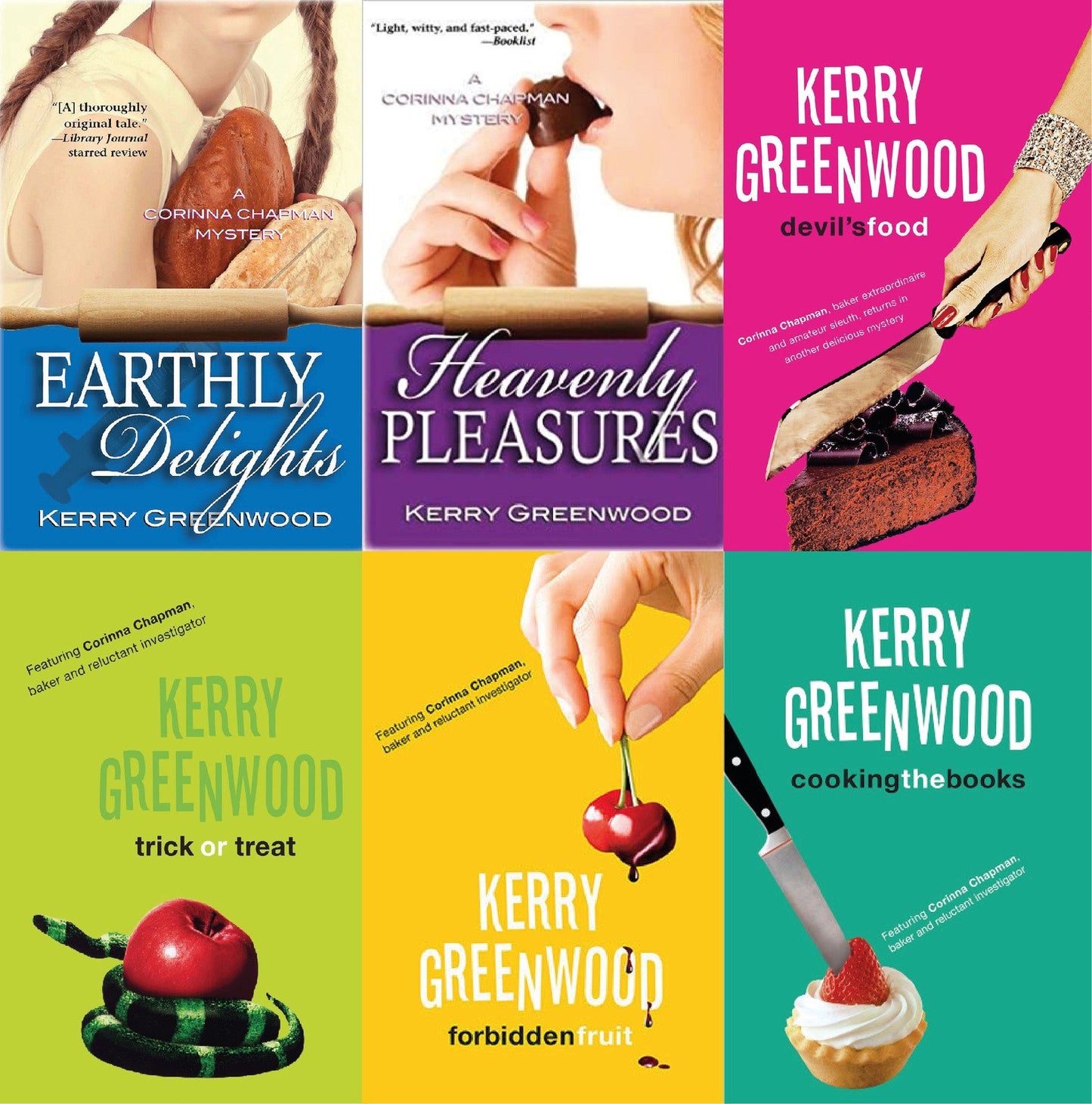 The Corinna Chapman Series by Kerry Greenwood ~ 6 MP3 AUDIOBOOK COLLECTION