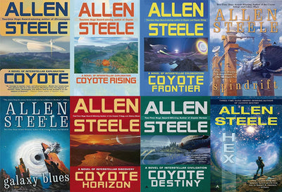 The Coyote Series by Allen Steele 8 MP3 AUDIOBOOK COLLECTION