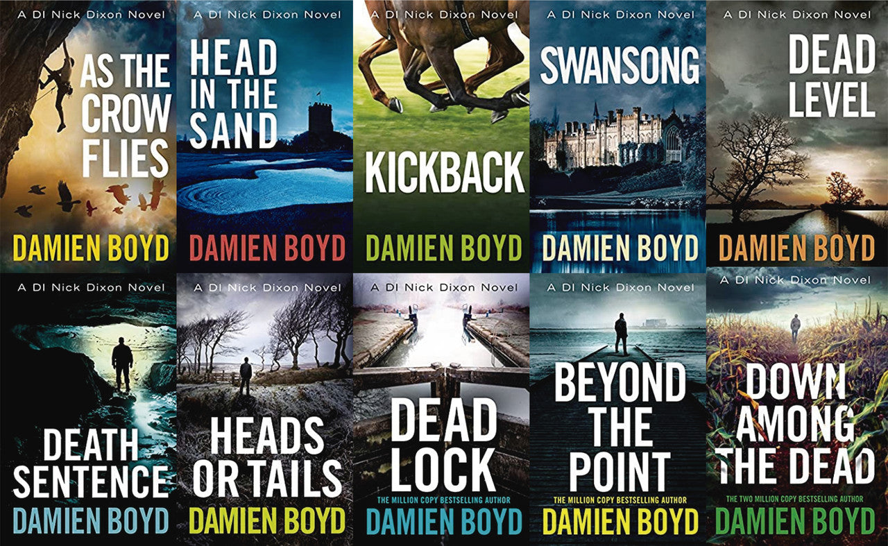 The DI Nick Dixon Crime Series by Damien Boyd 10 MP3 AUDIOBOOK COLLECTION