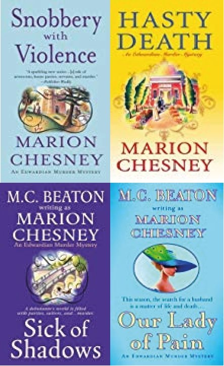 The Edwardian Murder Mysteries Series by Marion Chesney ~ 4 MP3 AUDIOBOOK COLLECTION
