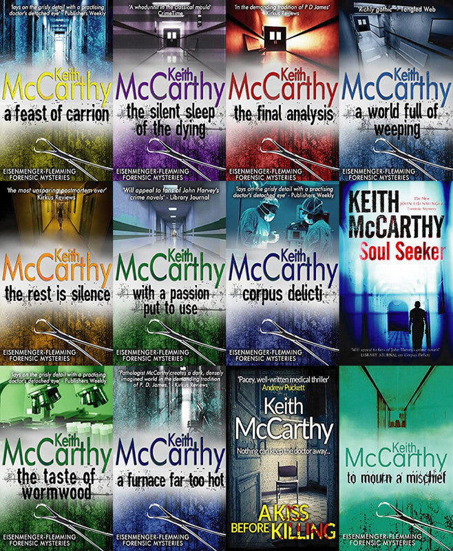 The Eisenmenger-Flemming Forensic Series by Keith McCarthy ~ 12 MP3 AUDIOBOOK COLLECTION