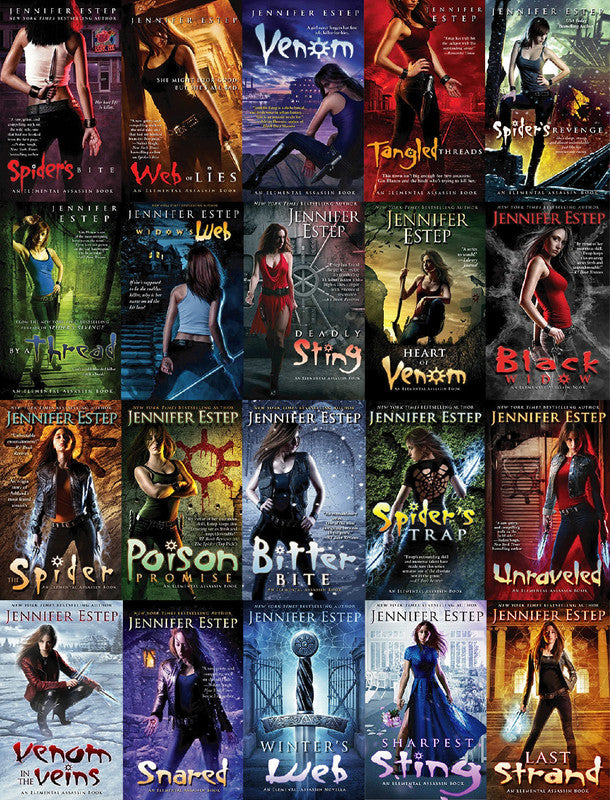 The Elemental Assassin Series by Jennifer Estep ~ 20 MP3 AUDIOBOOK COLLECTION