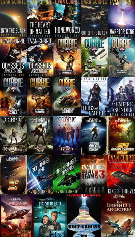 Odyssey One Series & more by Evan C. Currie ~ 29 MP3 AUDIOBOOK COLLECTION