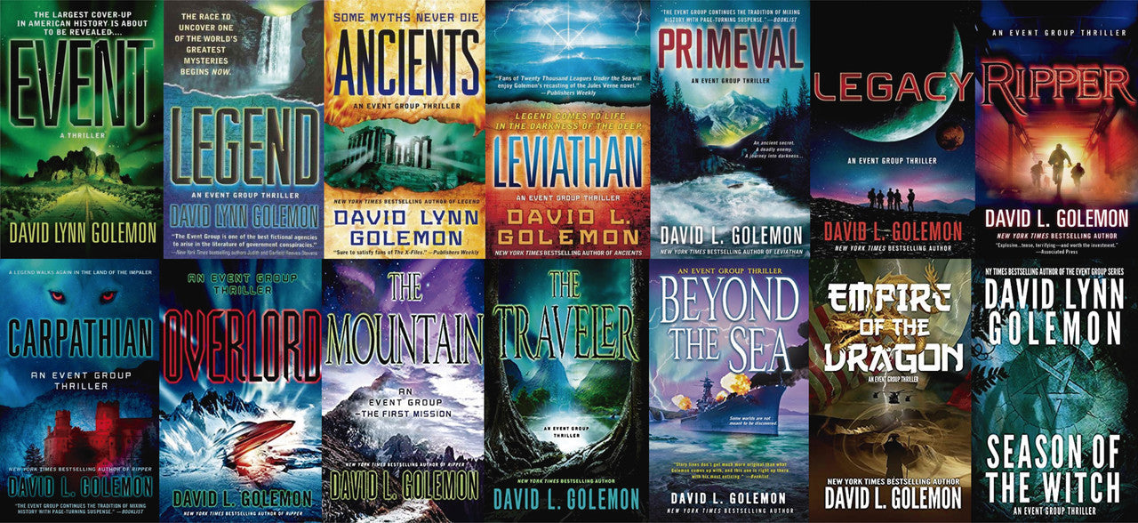The Event Group Adventure Series by David Lynn Golemon 14 MP3 AUDIOBOOK COLLECTION