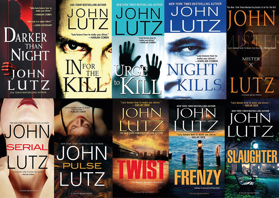 The Frank Quinn series by John Lutz 10 MP3 AUDIOBOOK COLLECTION
