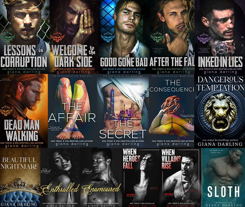 Fallen Men Series & more by Giana Darling ~ 16 MP3 AUDIOBOOK COLLECTION