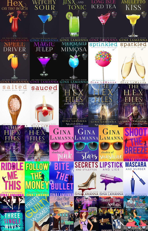 The Magic In Mixology Mystery Series & more by Gina LaManna ~ 33 MP3 AUDIOBOOK COLLECTION