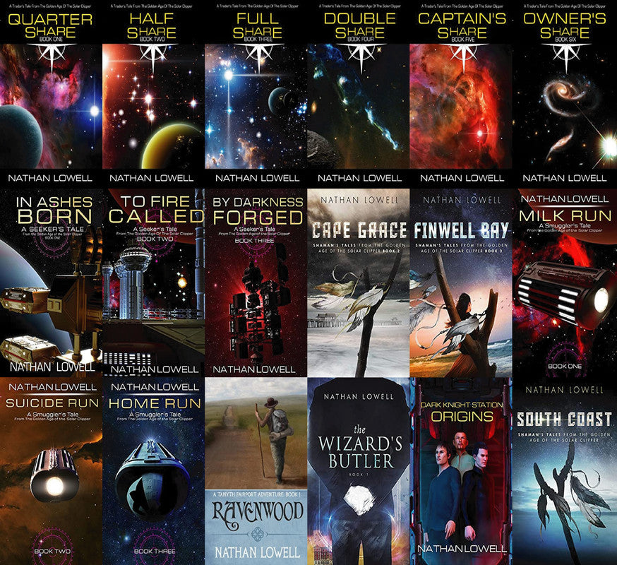 The Golden Age of the Solar Clipper Series & more by Nathan Lowell ~ 18 MP3 AUDIOBOOK COLLECTION