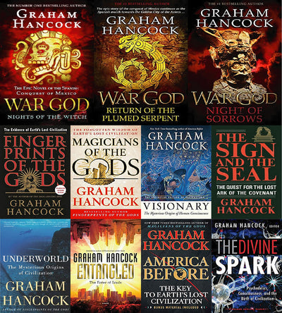 Graham Hancock ~ The War God Series & novels ~ 11 MP3 AUDIOBOOK COLLECTION