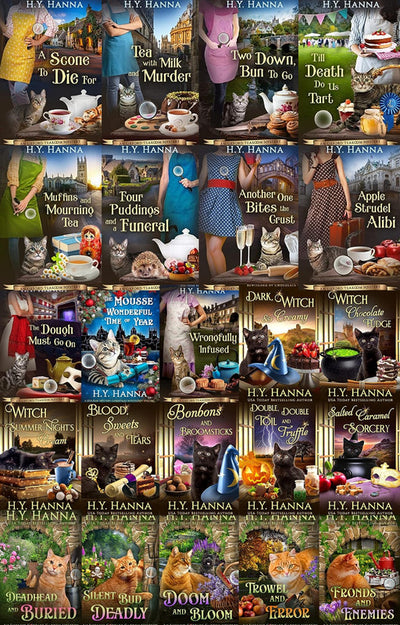 Oxford Tearoom Mysteries Series & more by H.Y. Hanna ~ 23 MP3 AUDIOBOOK COLLECTION