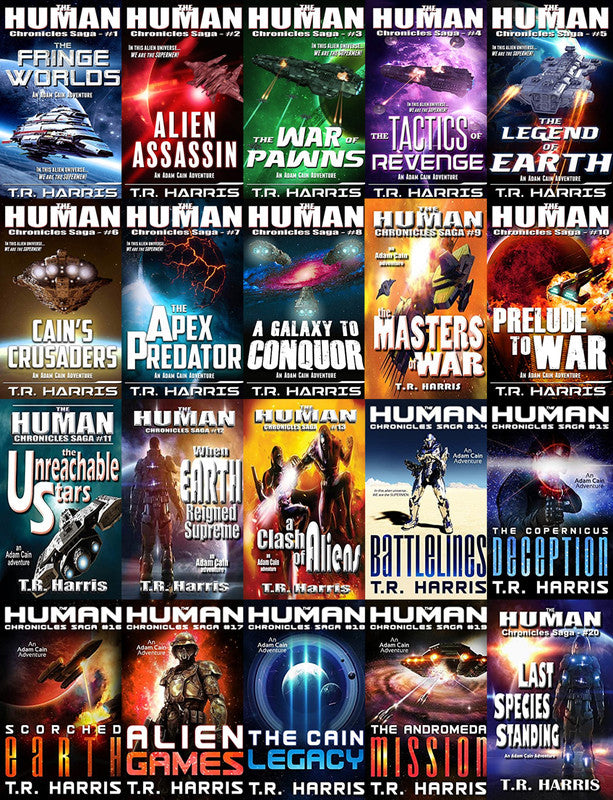 The Human Chronicles Saga by T.R. Harris ~ 20 MP3 AUDIOBOOK COLLECTION