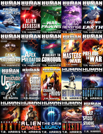 The Human Chronicles Saga by T.R. Harris ~ 20 MP3 AUDIOBOOK COLLECTION