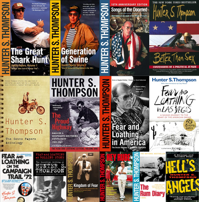The Gonzo Papers Series & more by Hunter S. Thompson ~ 14 MP3 AUDIOBOOK COLLECTION