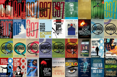 James Bond Series by Ian Fleming & various authors ~ 38 MP3 AUDIOBOOK COLLECTION
