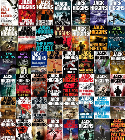 Liam Devlin Series & more by Jack Higgins ~ 46 AUDIOBOOK COLLECTION