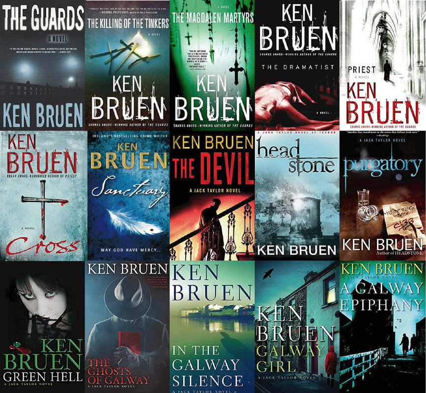 The Jack Taylor Series books by Ken Bruen ~ 15 MP3 AUDIOBOOK COLLECTION