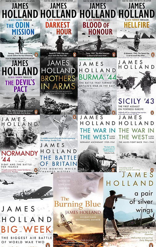 Sergeant Jack Tanner Series & more by James Holland ~ 15 MP3 AUDIOBOOK COLLECTION