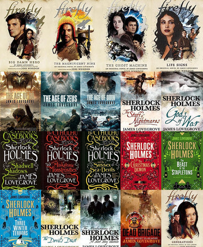 Firefly Series & more by James Lovegrove ~ 19 MP3 AUDIOBOOK COLLECTION