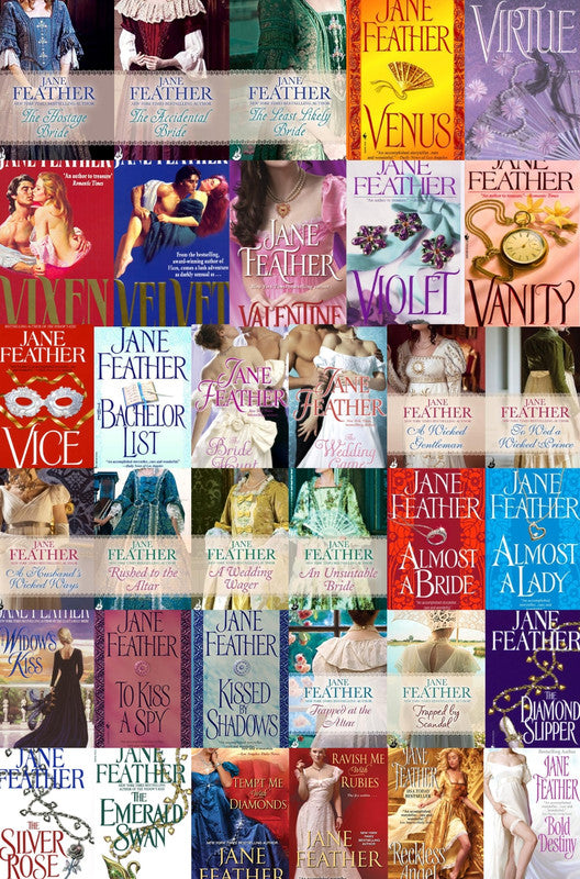 Bride Trilogy Series & more by Jane Feather ~ 34 MP3 AUDIOBOOK COLLECTION