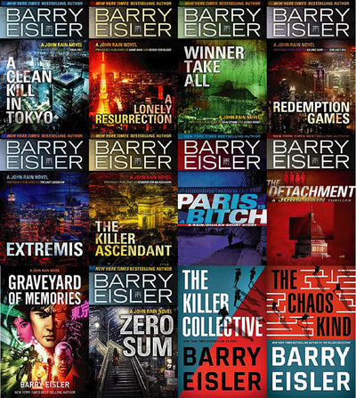 The John Rain Series by Barry Eisler ~ 12 MP3 AUDIOBOOK COLLECTION