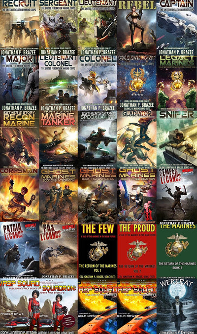 The United Federation Marine Corps Series & more by Jonathan P. Brazee  ~ 30 AUDIOBOOK COLLECTION
