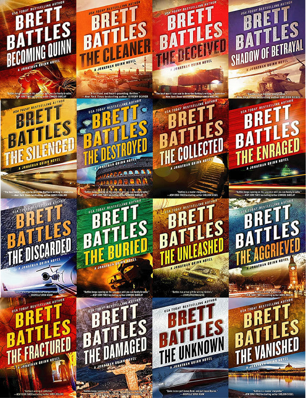 The Jonathan Quinn Series by Brett Battles ~ 16 MP3 AUDIOBOOK COLLECTION