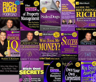 The Rich Dad Poor Dad Series By Robert Kiyosaki ~ 19 MP3 AUDIOBOOK COLLECTION