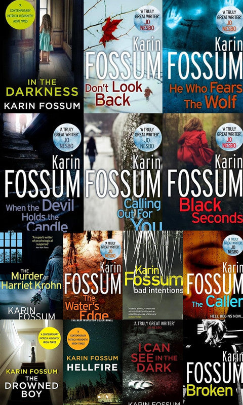 Inspector Konrad Sejer Series & more by Karin Fossum ~ 14 MP3 AUDIOBOOK COLLECTION