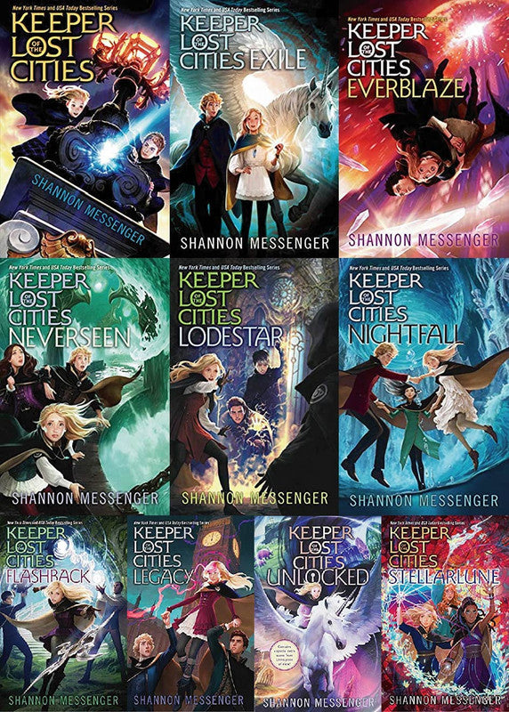 The Keeper of the Lost Cities Series by Shannon Messenger ~ 10 MP3 AUDIOBOOK COLLECTION