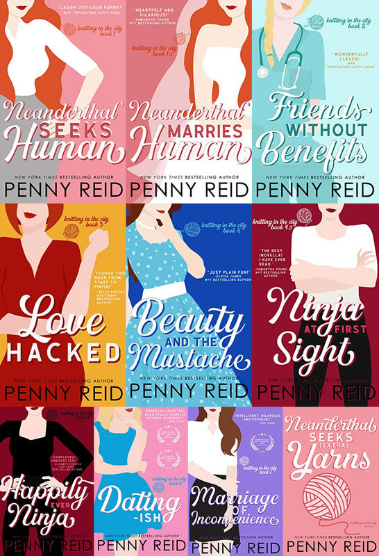 The Knitting in the City Series by Penny Reid ~ 8 MP3 AUDIOBOOK COLLECTION