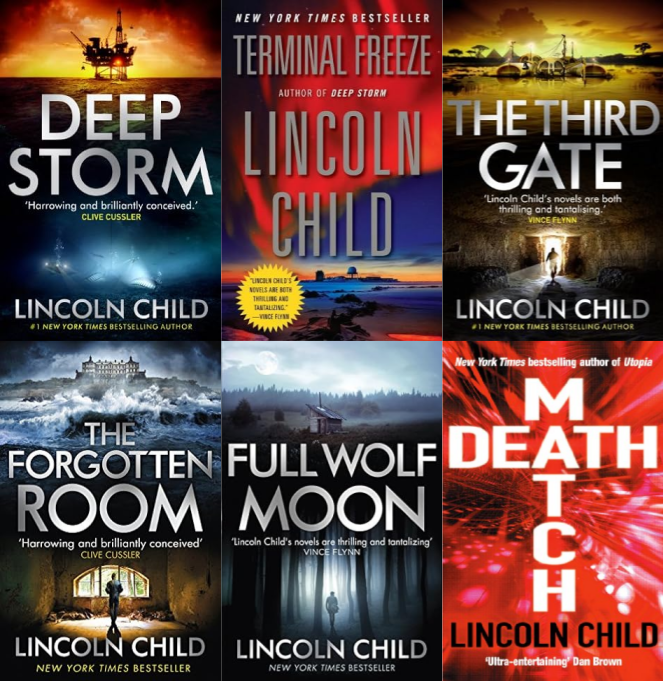 Dr. Jeremy Logan Series & more by Lincoln Child ~ 6 MP3 AUDIOBOOK COLLECTION