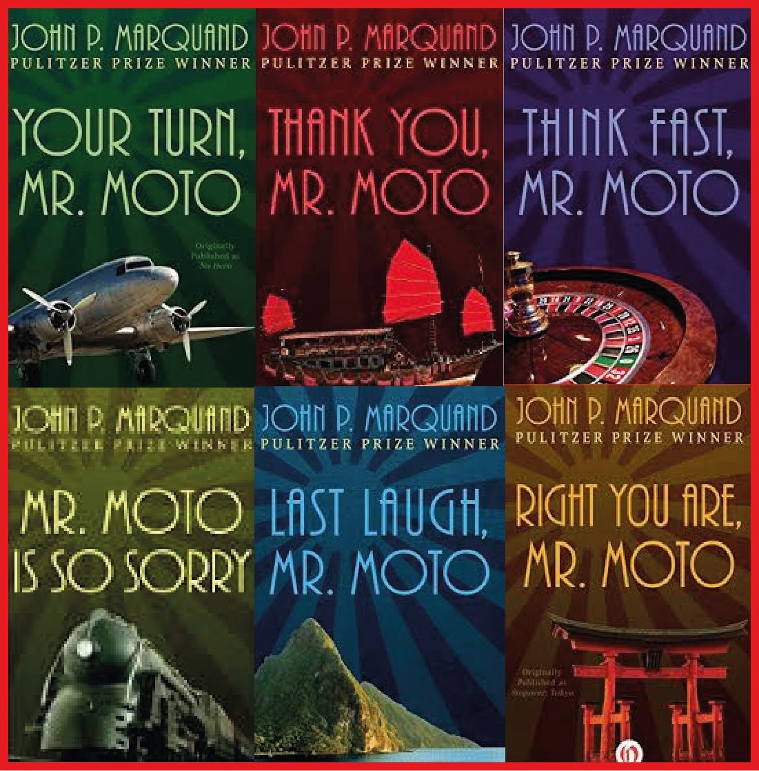 The Mr. Moto Mystery Series by John P. Marquand ~ 6 MP3 AUDIOBOOK COLLECTION