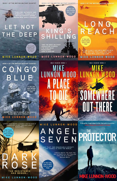 British Military Quartet Series & more by Mike Lunnon-Wood ~ 9 MP3 AUDIOBOOK COLLECTION