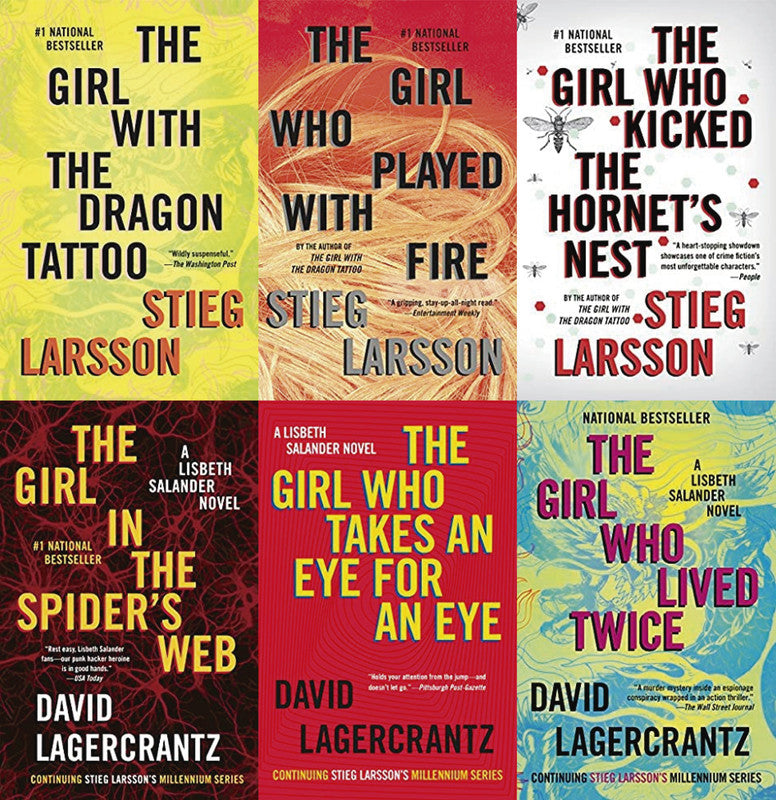 The Millenium collection by Stieg Larsson and David Lagercrantz 6 AUDIOBOOK COLLECTION