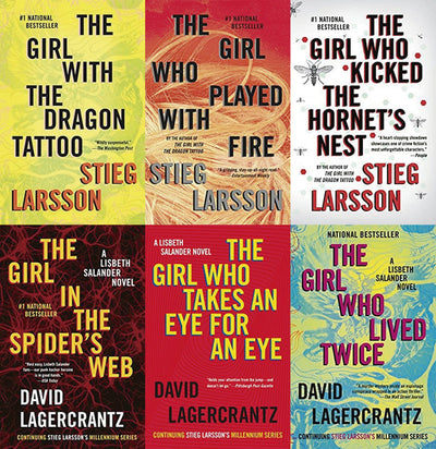 The Millenium collection by Stieg Larsson and David Lagercrantz 6 AUDIOBOOK COLLECTION