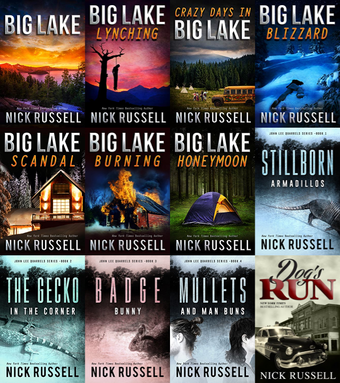 Big Lake Series & more by Nick Russell ~ 12 MP3 AUDIOBOOK COLLECTION