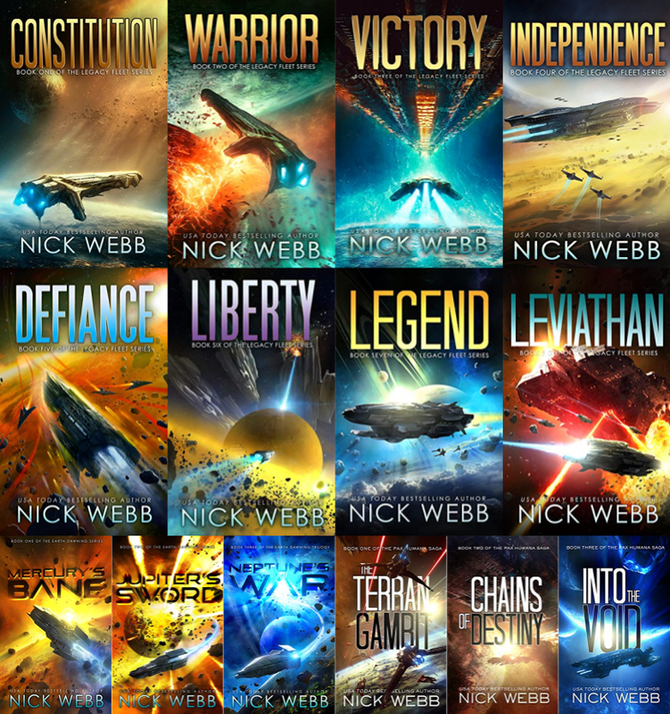 Legacy Fleet Trilogy Series & more by Nick Webb ~ 14 MP3 AUDIOBOOK COLLECTION
