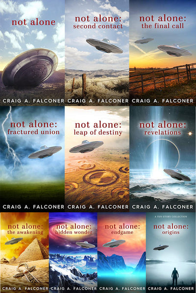 The Not Alone Series by Craig A. Falconer ~ 10 MP3 AUDIOBOOK COLLECTION