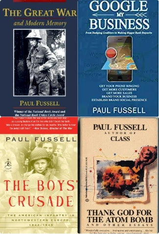 Paul Fussell ~ 4 MP3 AUDIOBOOK COLLECTION