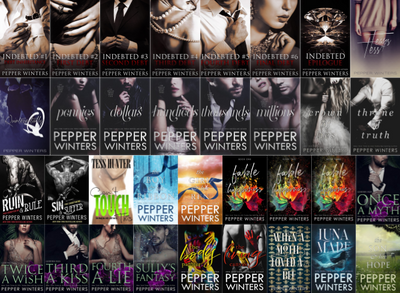 Indebted Series & more by Pepper Winters ~ 34 MP3 AUDIOBOOK COLLECTION