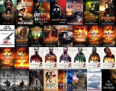 The Undead World Series & more by Peter Meredith ~ 31 MP3 AUDIOBOOK COLLECTION