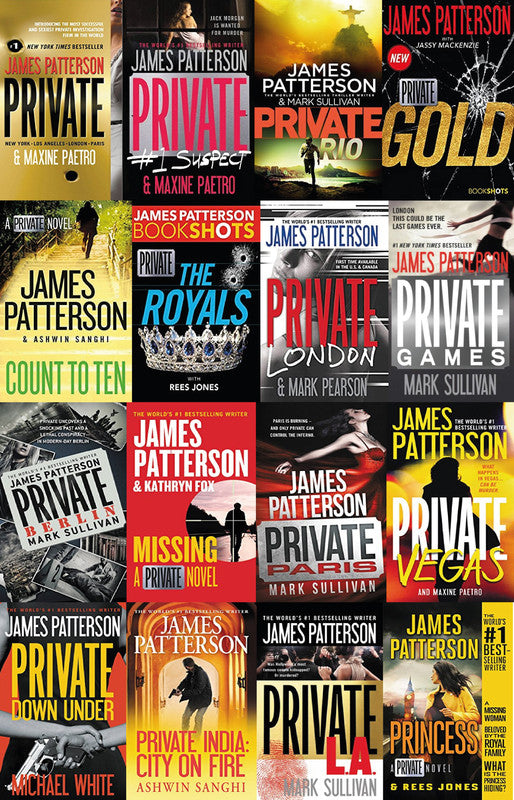 The Private Series by James Patterson 16 MP3 AUDIOBOOK COLLECTION