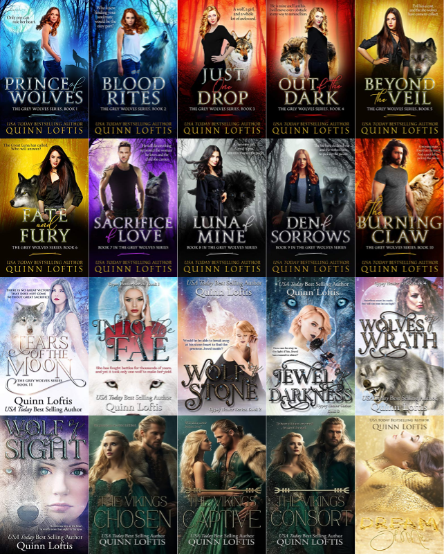 The Grey Wolves Series & more by Quinn Loftis ~ 20 MP3 AUDIOBOOK COLLECTION