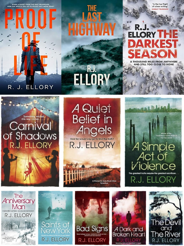 Proof Of Life Series & more by R.J. Ellory ~ 11 MP3 AUDIOBOOK COLLECTION