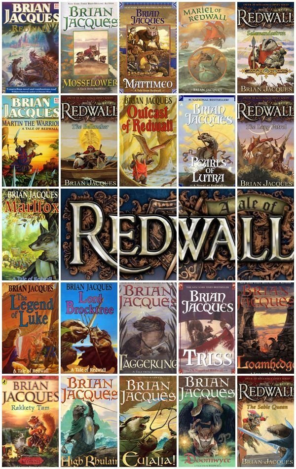 The Redwall Series by Brian Jacques ~ 21 MP3 AUDIOBOOK COLLECTION