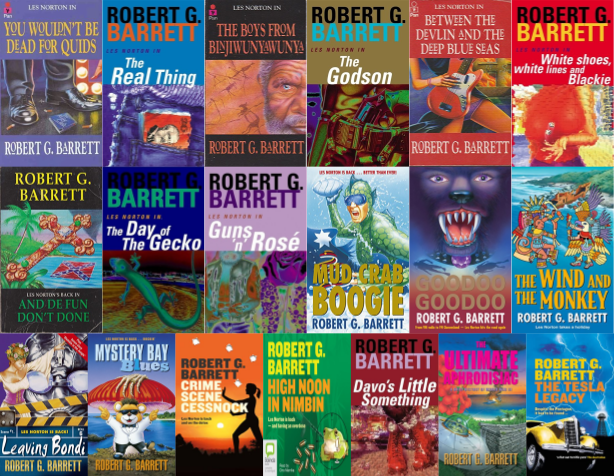 Les Norton Series & more by Robert G. Barrett ~ 25 MP3 AUDIOBOOK COLLECTION