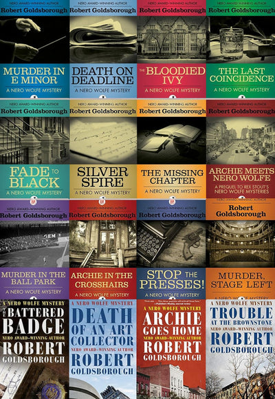 Nero Wolfe Mystery Series by Robert Goldsborough ~ 16 MP3 AUDIOBOOK COLLECTION