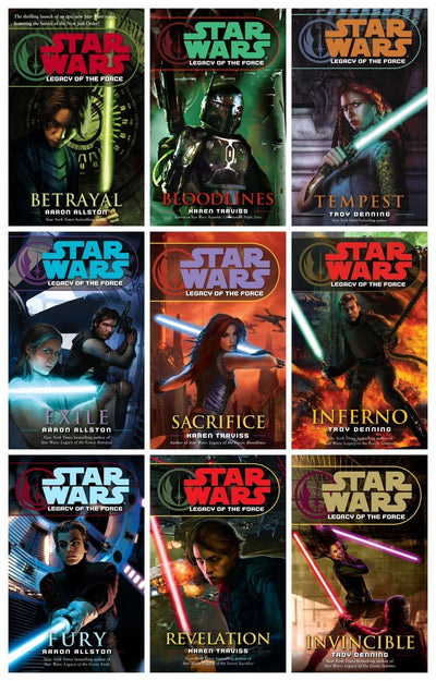 Star Wars ~ Legacy of the Force ~ 9 MP3 AUDIOBOOK COLLECTION